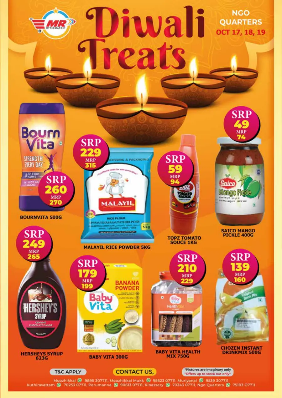 Diwali offers In MR Hypermarket Calicut